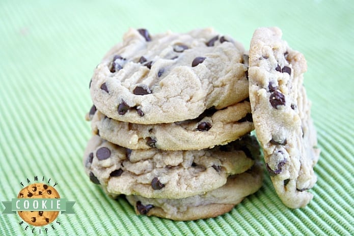 Chocolate Chip Peanut Butter Cookies are soft and chewy, and they turn out perfect every time! Start with an amazing Peanut Butter Cookie recipe and add chocolate chips to take these cookies to the next level!
