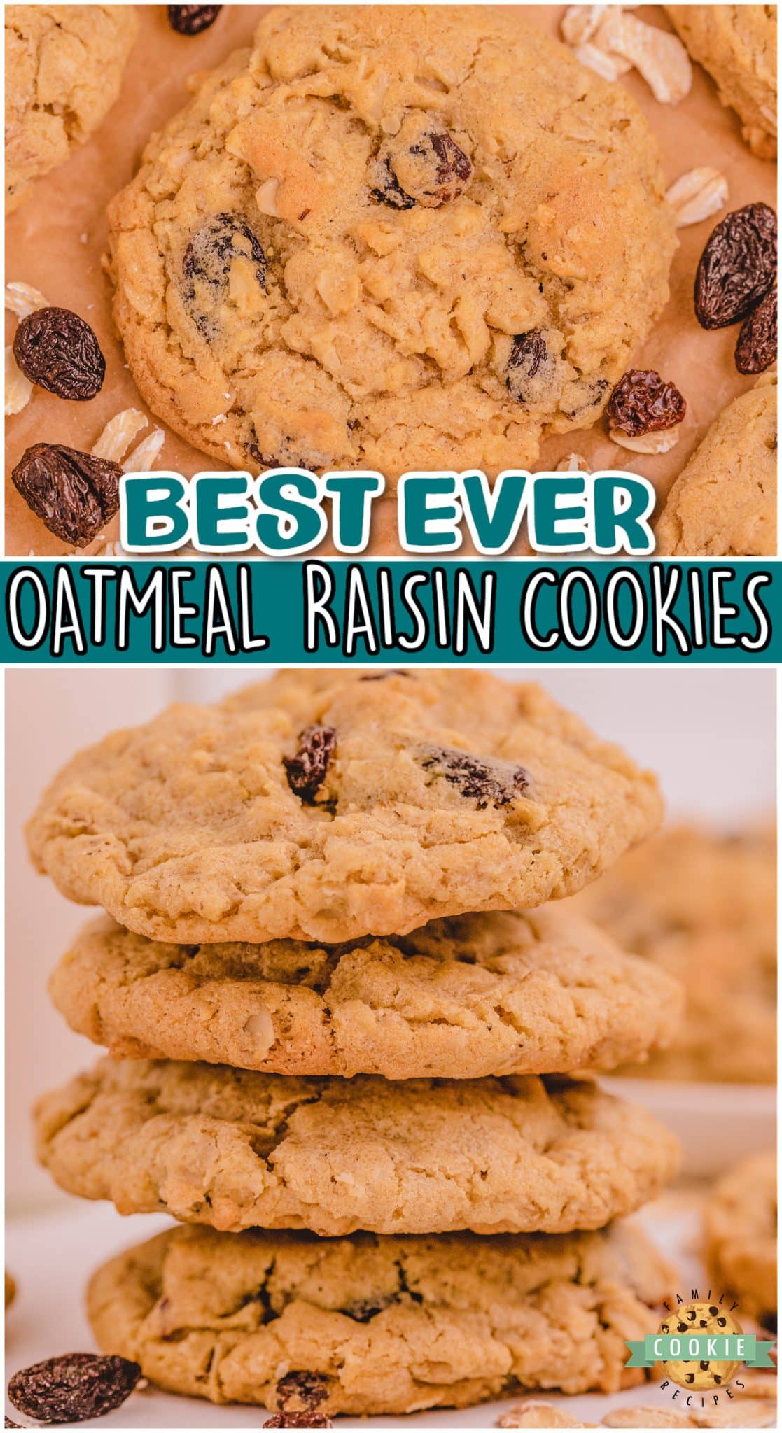 BEST OATMEAL RAISIN COOKIES Family Cookie Recipes