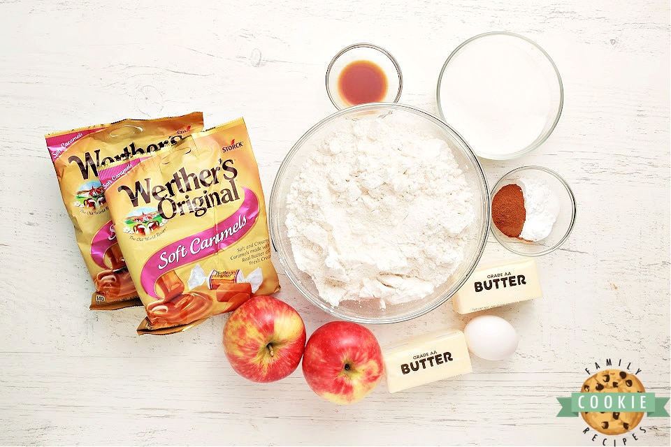 Ingredients in Caramel Apple Snickerdoodles