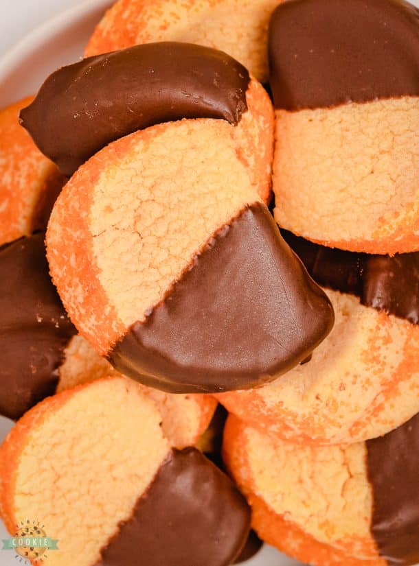 CHOCOLATE ORANGE SLICE COOKIES Family Cookie Recipes