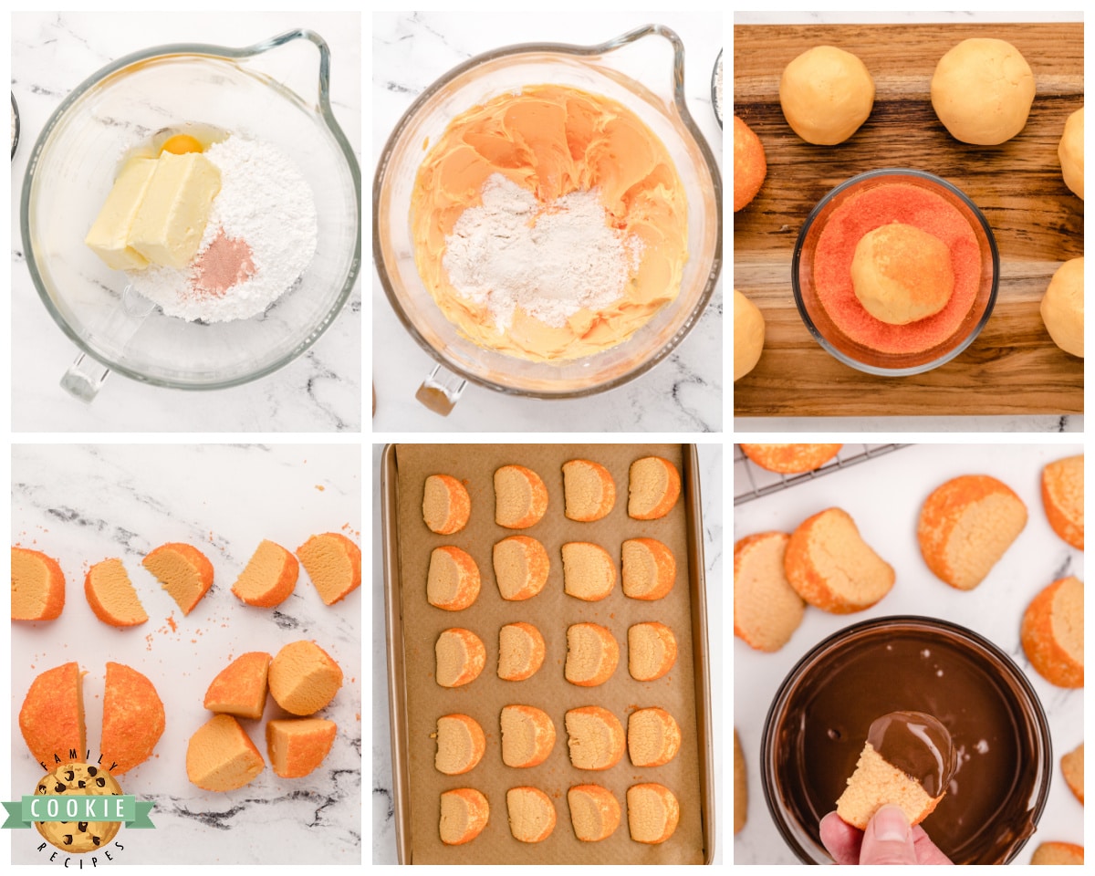how to make chocolate orange slice cookies