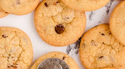 tiny chocolate chip cookies