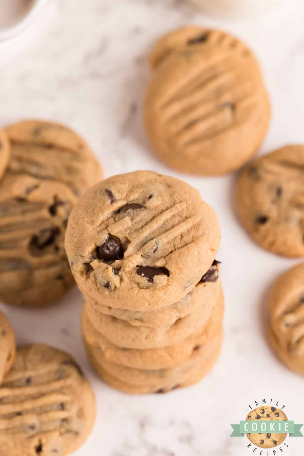 The BEST Peanut Butter Chocolate Chip Cookies are soft and chewy, and they turn out perfect every single time! Delicious peanut butter cookie recipe that is loaded with chocolate chips!