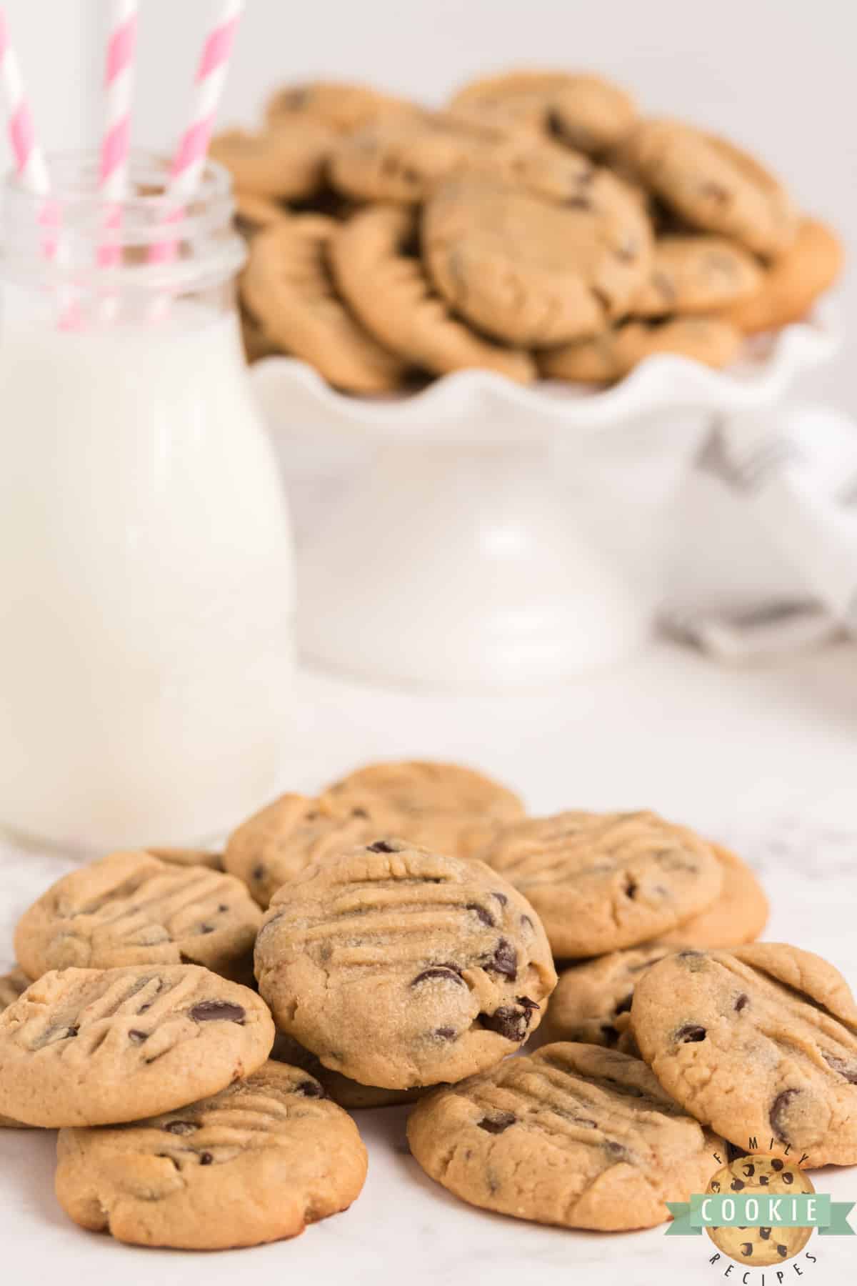 Soft and chewy peanut butter cookie recipe