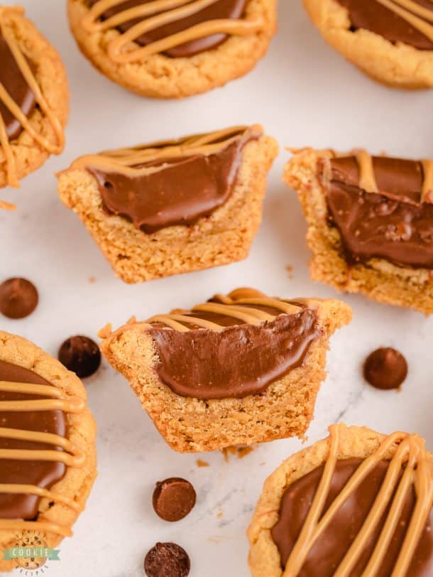 FUDGE PEANUT BUTTER COOKIE CUPS Family Cookie Recipes