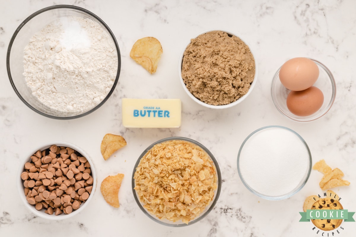 Ingredients in Potato Chip Cookies