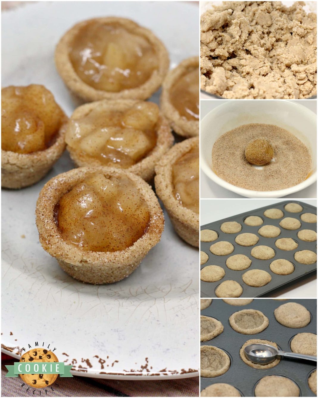 SNICKERDOODLE APPLE PIE COOKIE CUPS Family Cookie Recipes