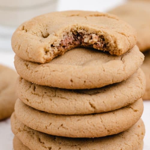 SNICKERS PEANUT BUTTER COOKIES - Family Cookie Recipes