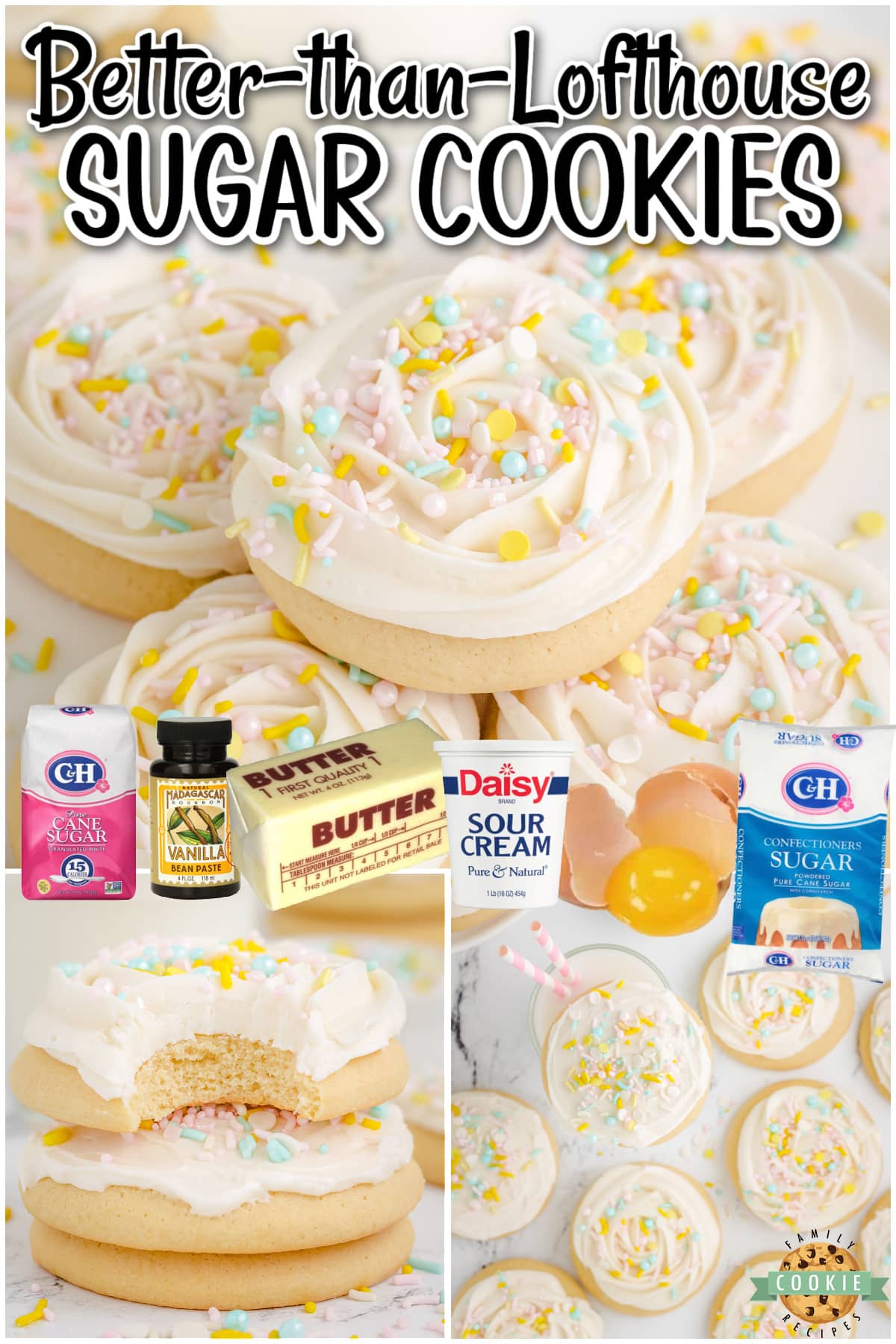 Super Soft Sugar Cookies will soon be your new go-to sugar cookie recipe! Soft, buttery cookies with lovely flavor just melt in your mouth!