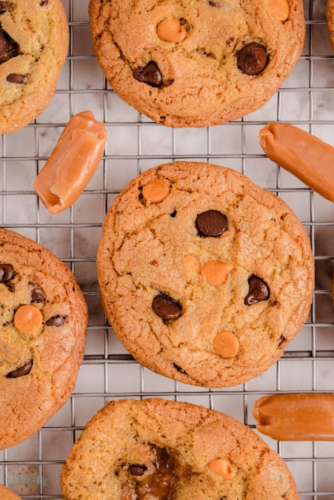 CARAMEL STUFFED CHOCOLATE CHIP COOKIES Family Cookie Recipes