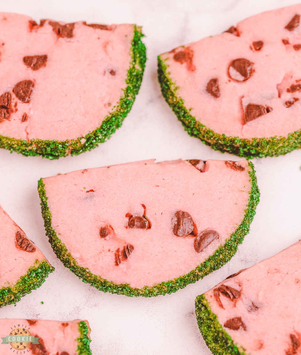 chilled watermelon cookies