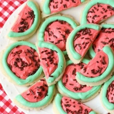WATERMELON SUGAR COOKIES - Family Cookie Recipes