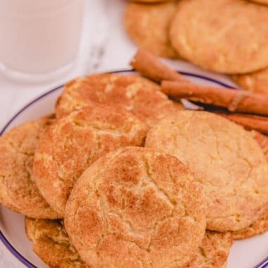 best Snickerdoodle cookies on a plate