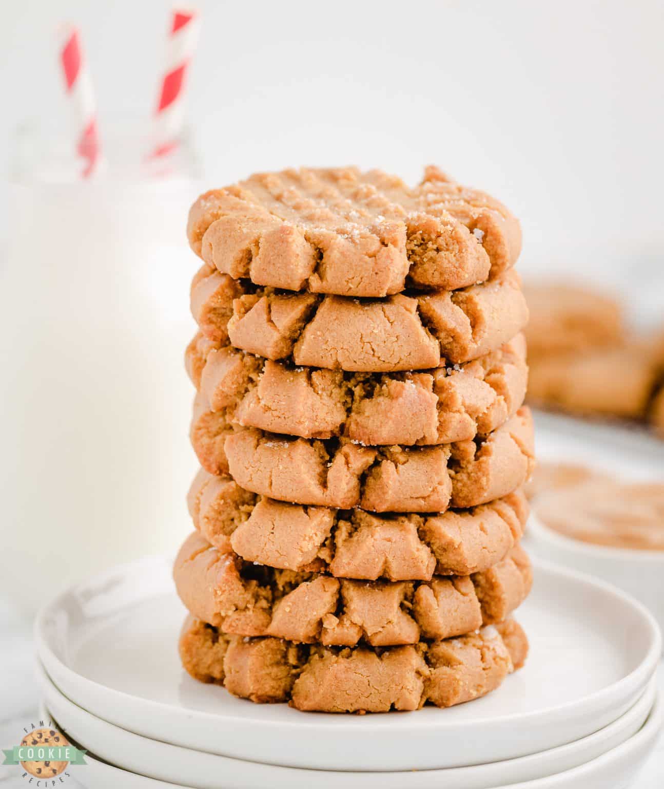 EASY PEANUT BUTTER COOKIES Family Cookie Recipes
