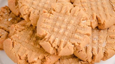 easy flourless peanut butter cookies
