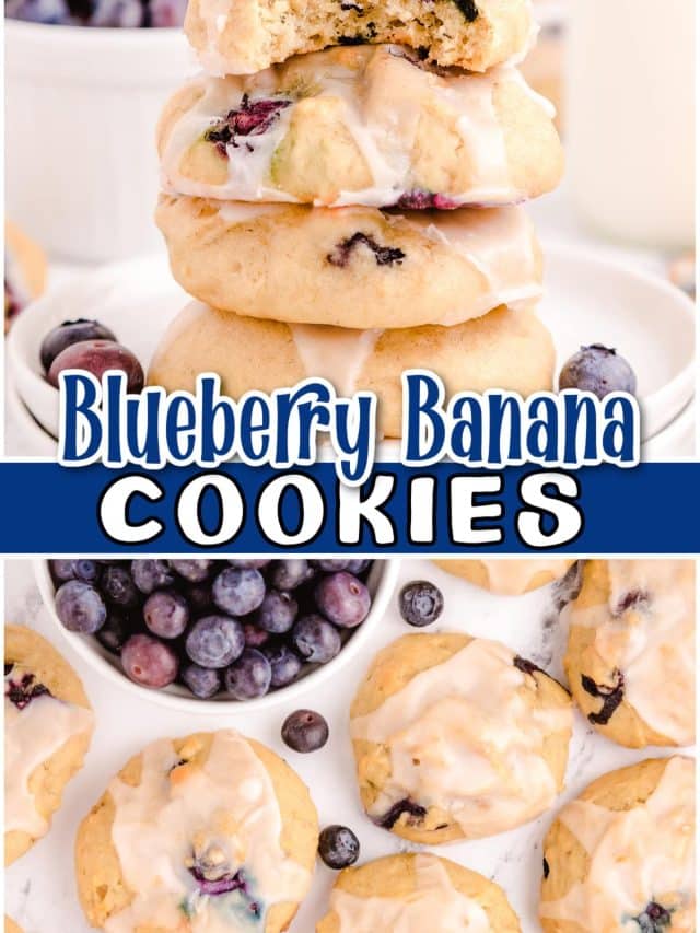 Blueberry Banana Cookies