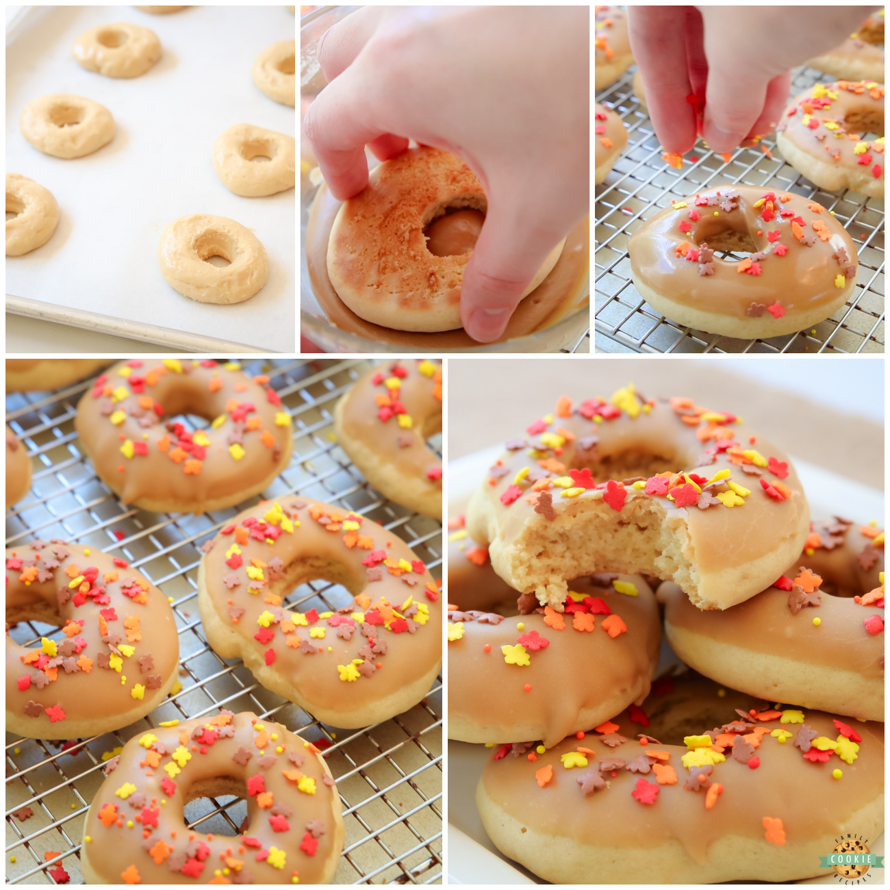 how to make maple donut cookies