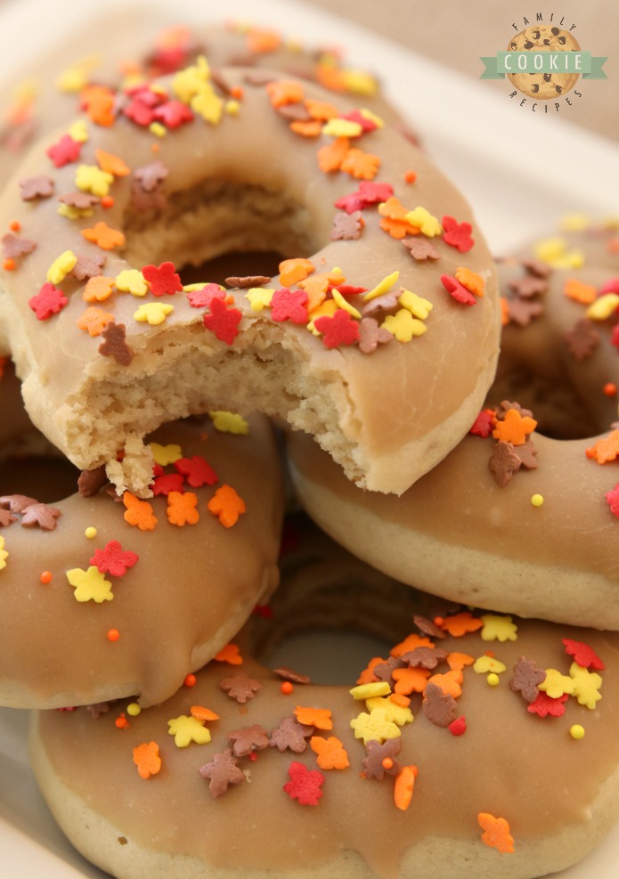 Maple Donut Cookies are soft & pillowy donut-shaped cookies with a lovely maple glaze topping. Everything you love about maple donuts, only in cookie form!