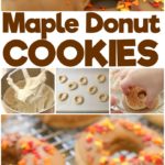 Maple Donut Cookies are soft & pillowy donut-shaped cookies with a lovely maple glaze topping. Everything you love about maple donuts, only in cookie form!