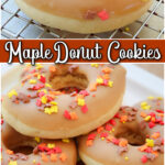 Maple Donut Cookies are soft & pillowy donut-shaped cookies with a lovely maple glaze topping. Everything you love about maple donuts, only in cookie form!