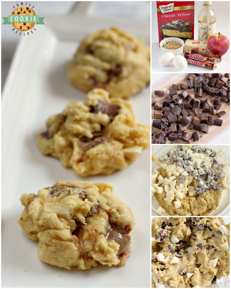 CARAMEL APPLE CAKE MIX COOKIES Family Cookie Recipes