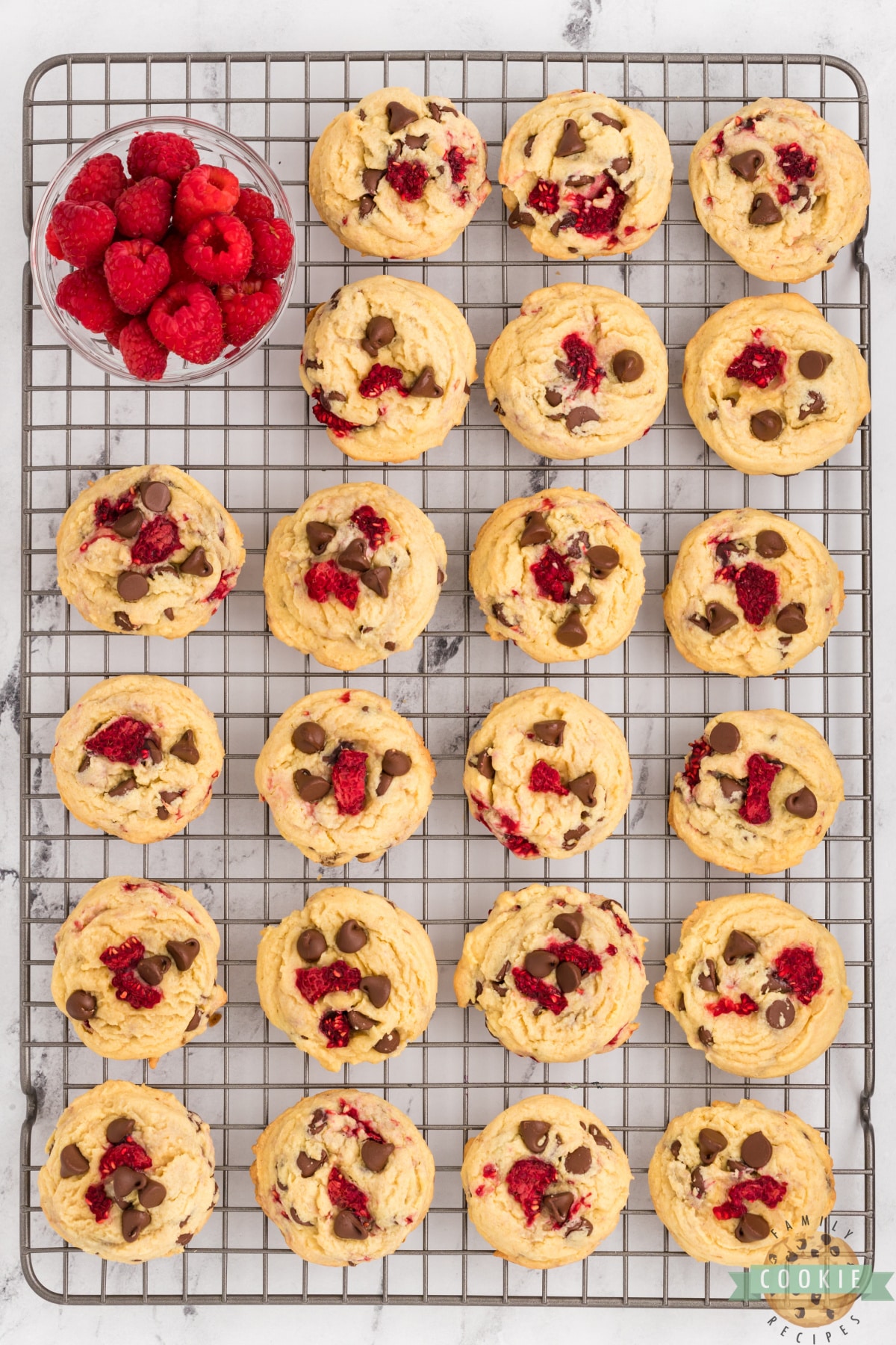 Raspberry Chocolate Chip Cookies are soft, chewy and absolutely amazing! Adding fresh raspberries to a delicious classic chocolate chip cookie recipe makes such a delicious difference!