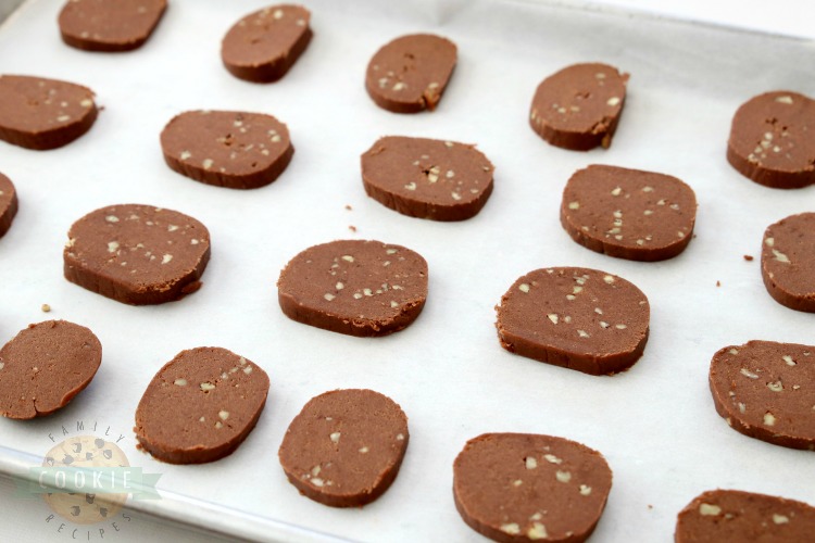 Chocolate Pecan Shortbread Cookies made by adding chopped pecans to our buttery chocolate shortbread then drizzling them with melted chocolate. These incredible shortbread cookies melt in your mouth and have the best chocolate flavor!