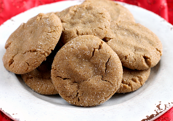 Soft Gingerbread Cookies are chewy, delicious and the perfect cookie for the holidays! This Gingerbread Cookie recipe is full of the flavors of cinnamon, cloves, ginger and molasses and the best part about these cookies is that they stay perfectly soft for several days!