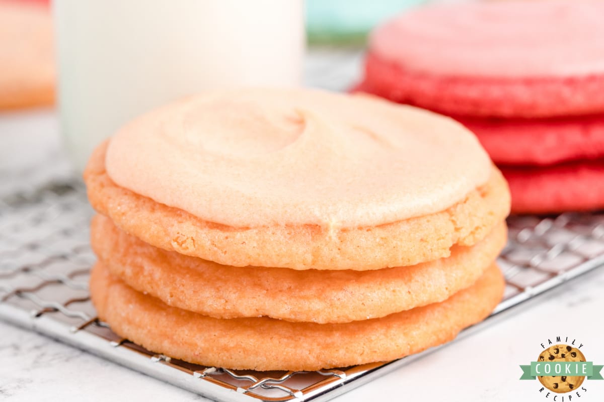 Sugar cookies made with Jello