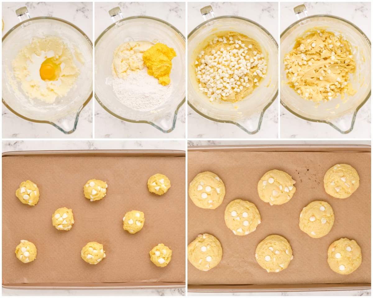 How to make White Chocolate Chip Lemon Pudding Cookies