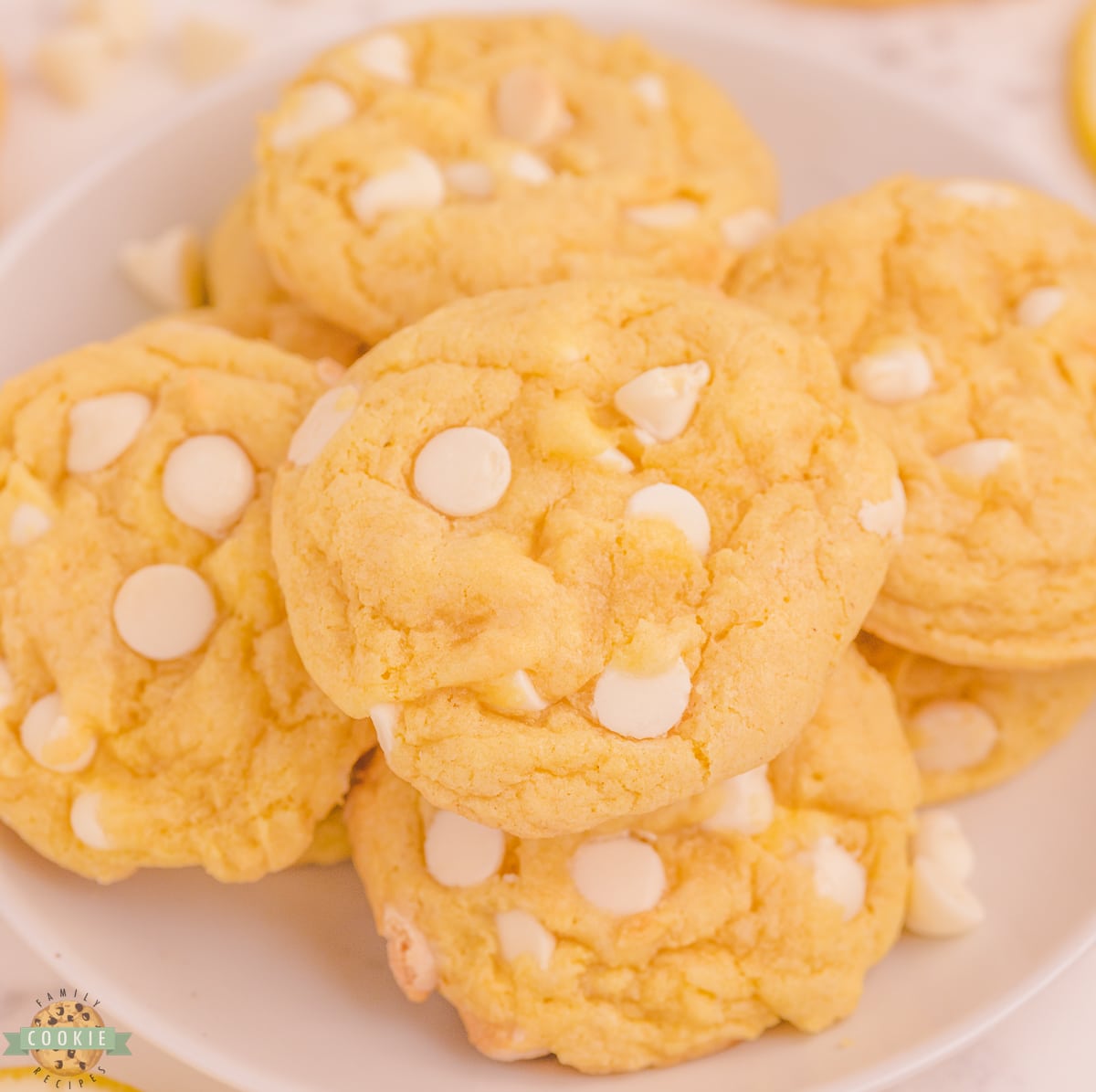 White Chocolate Chip Lemon Cookies