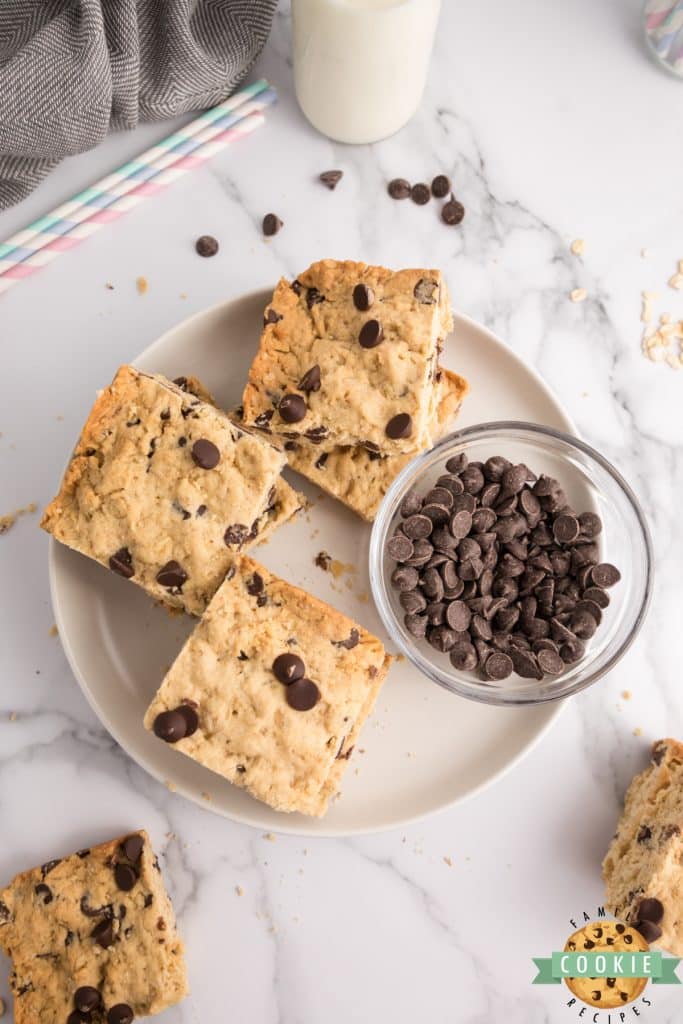OATMEAL CHOCOLATE CHIP BARS Family Cookie Recipes
