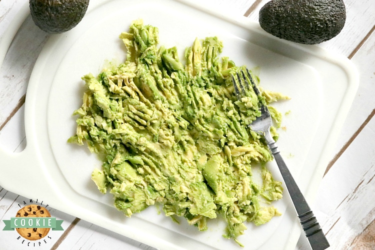 Mashed avocado