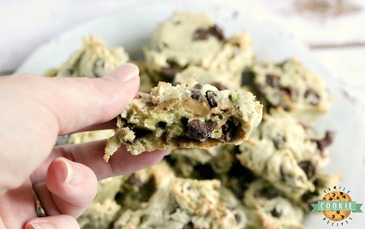 Avocado Chocolate Chip Cookies are soft, chewy and delicious! These chocolate chip cookies are made with avocado instead of butter - you've got to try it sometime!