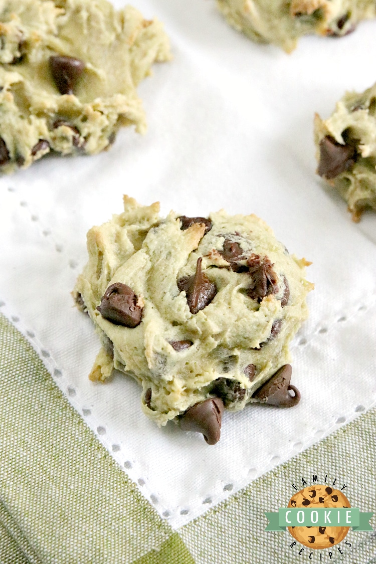 Avocado Chocolate Chip Cookies are soft, chewy and delicious! These chocolate chip cookies are made with avocado instead of butter - you've got to try it sometime!