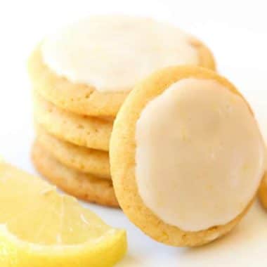 Glazed Lemon Cookies is one of my favorite butter cookie recipes and lemon desserts! Every time I make them I'm surprised at just how GOOD these lemon cookies taste.