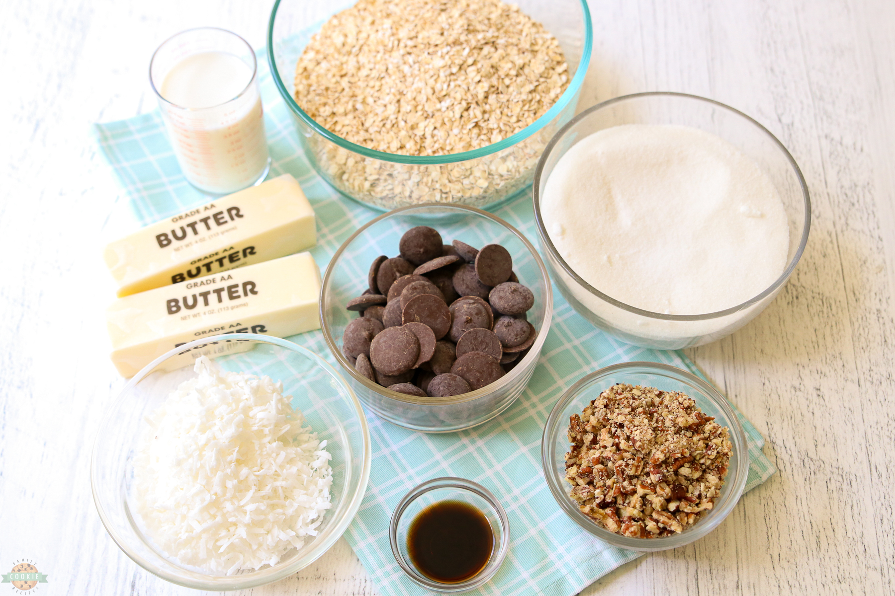 no bake cookie ingredients