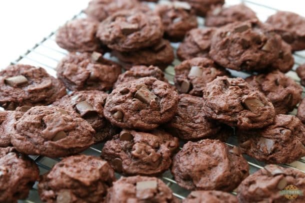 DOUBLE CHOCOLATE CHIP PUDDING COOKIES - Family Cookie Recipes