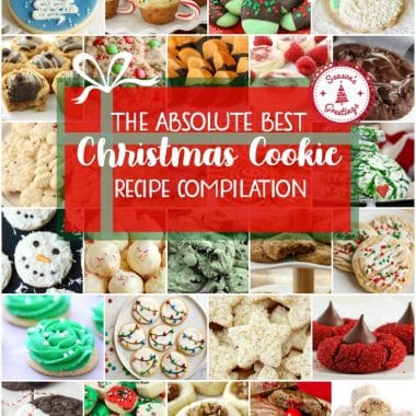 Best collection of easy Christmas Cookies ever- they’re even approved for Santa himself! Our Christmas cookies are perfect for holiday parties, cookie exchanges and neighbor goodie plates!