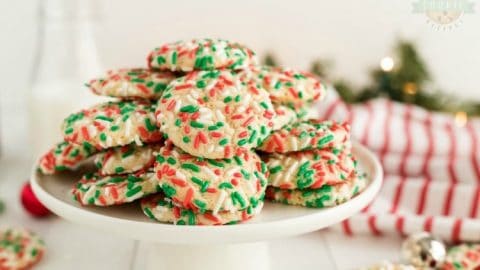 Christmas Sprinkle Cookies