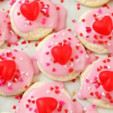 Valentines Cake Mix Cookies