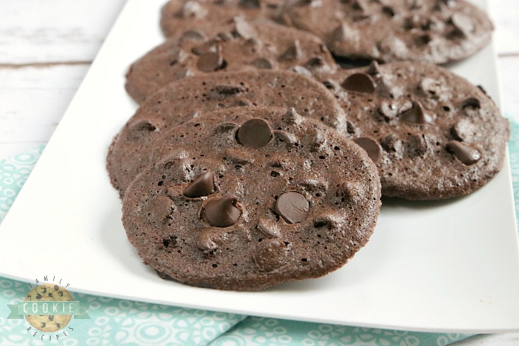 Double Chocolate Cookies with no flour