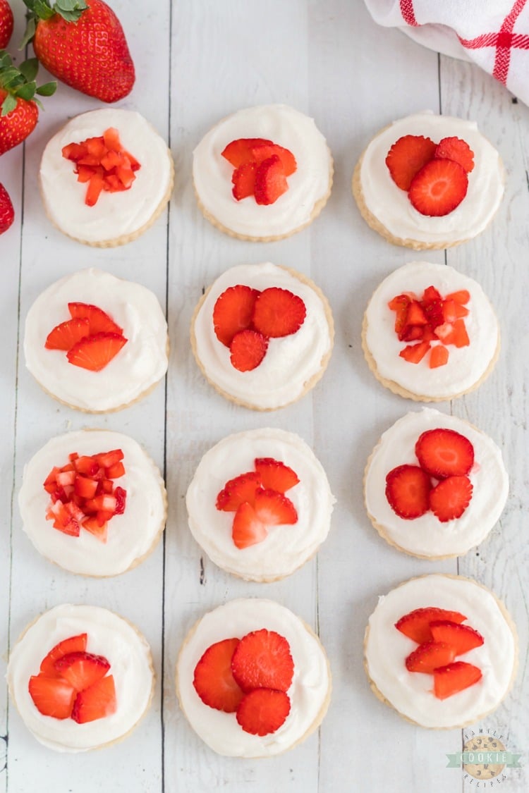 Strawberry Shortcakes Cookie recipe