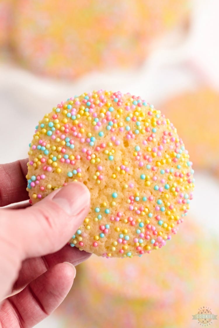 Easter Sprinkle Cookies are a great way to celebrate the holiday with a sweet treat. The colorful sprinkles on a soft and chewy sugar cookie make for a delicious snack that looks as good as it tastes!