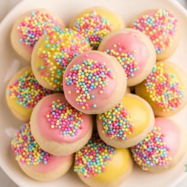 Homemade Frosted Italian Cookies recipe