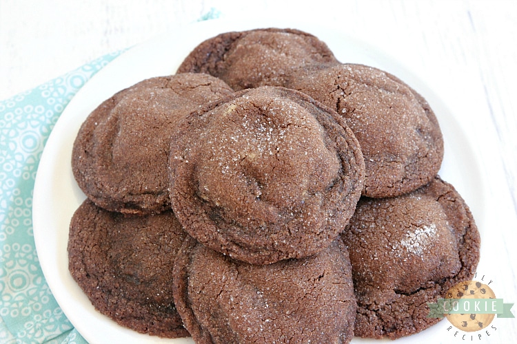 Chocolate Cookies with a peanut butter filling