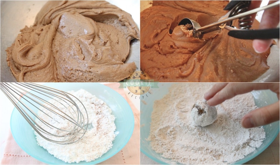 How to make Cinnamon Chocolate Crinkle Cookies