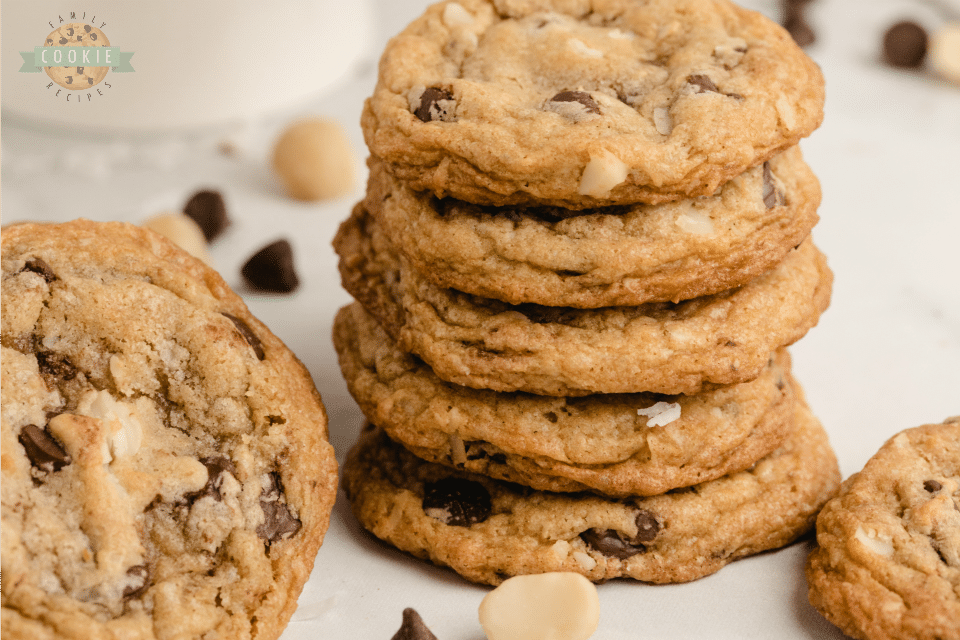 Chocolate chip macadamia nut cookies