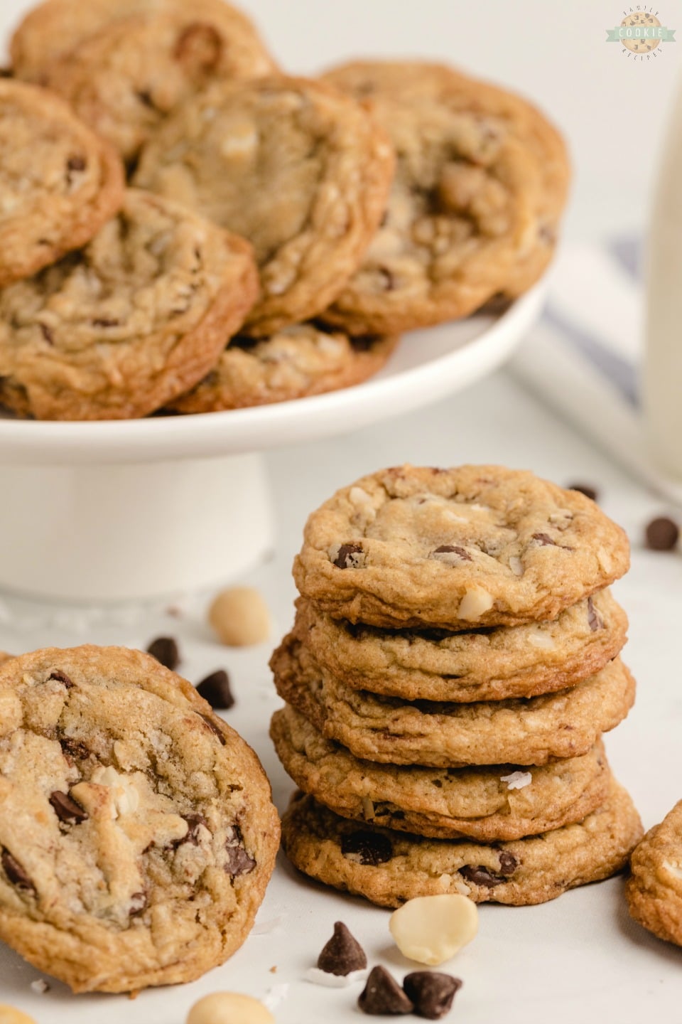 Chocolate chip macadamia nut cookies