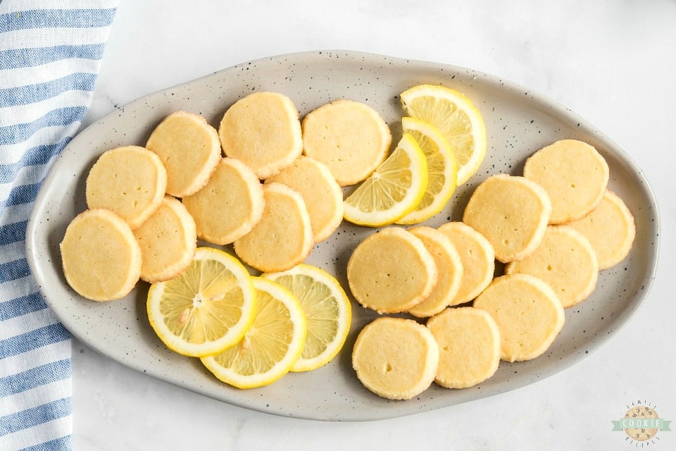 Lemon Slice and Bake Shortbread cookies